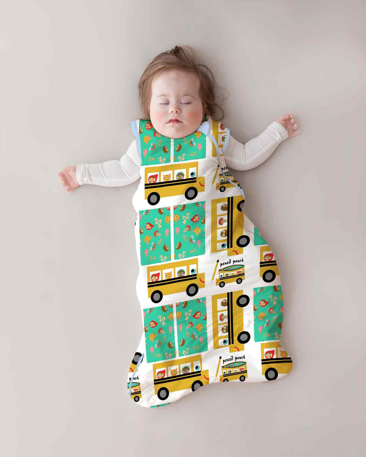 School Bus Adventures Bamboo Sleep Bag