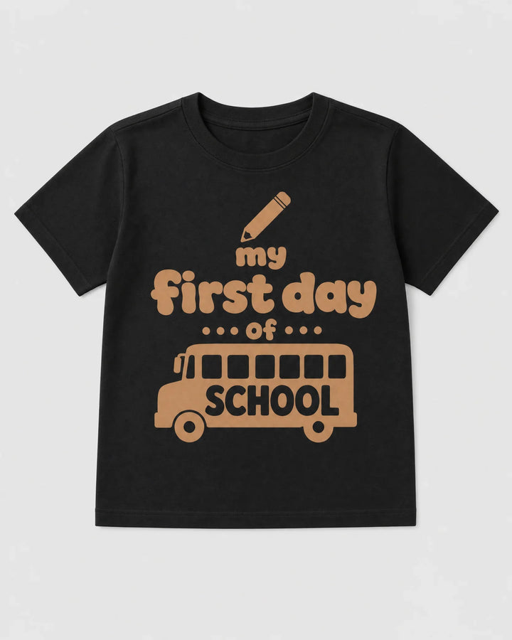 My First Day Of School Bamboo Crewneck T-Shirt