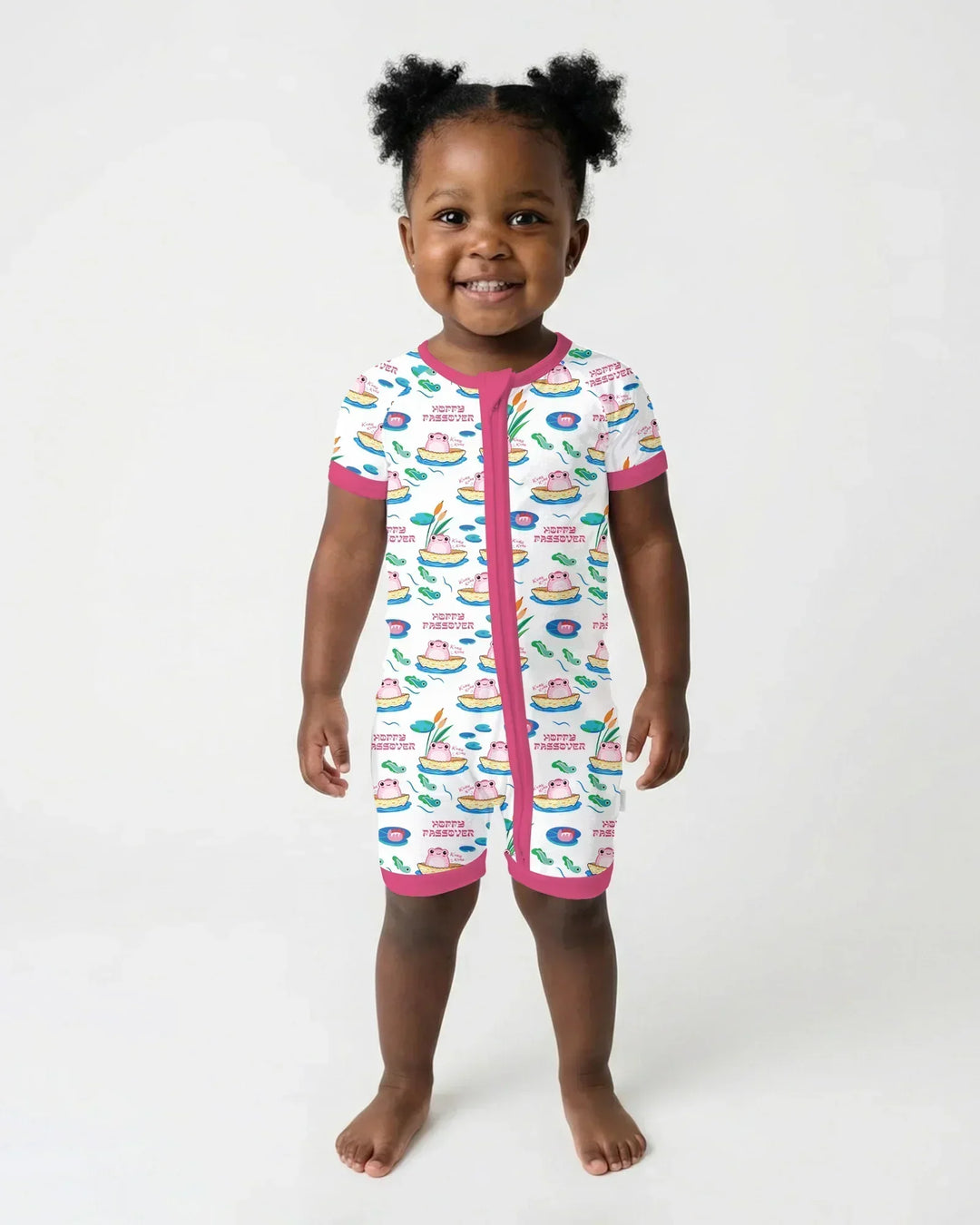 Hoppy Passover Family Matching Bamboo Shorty Zippy