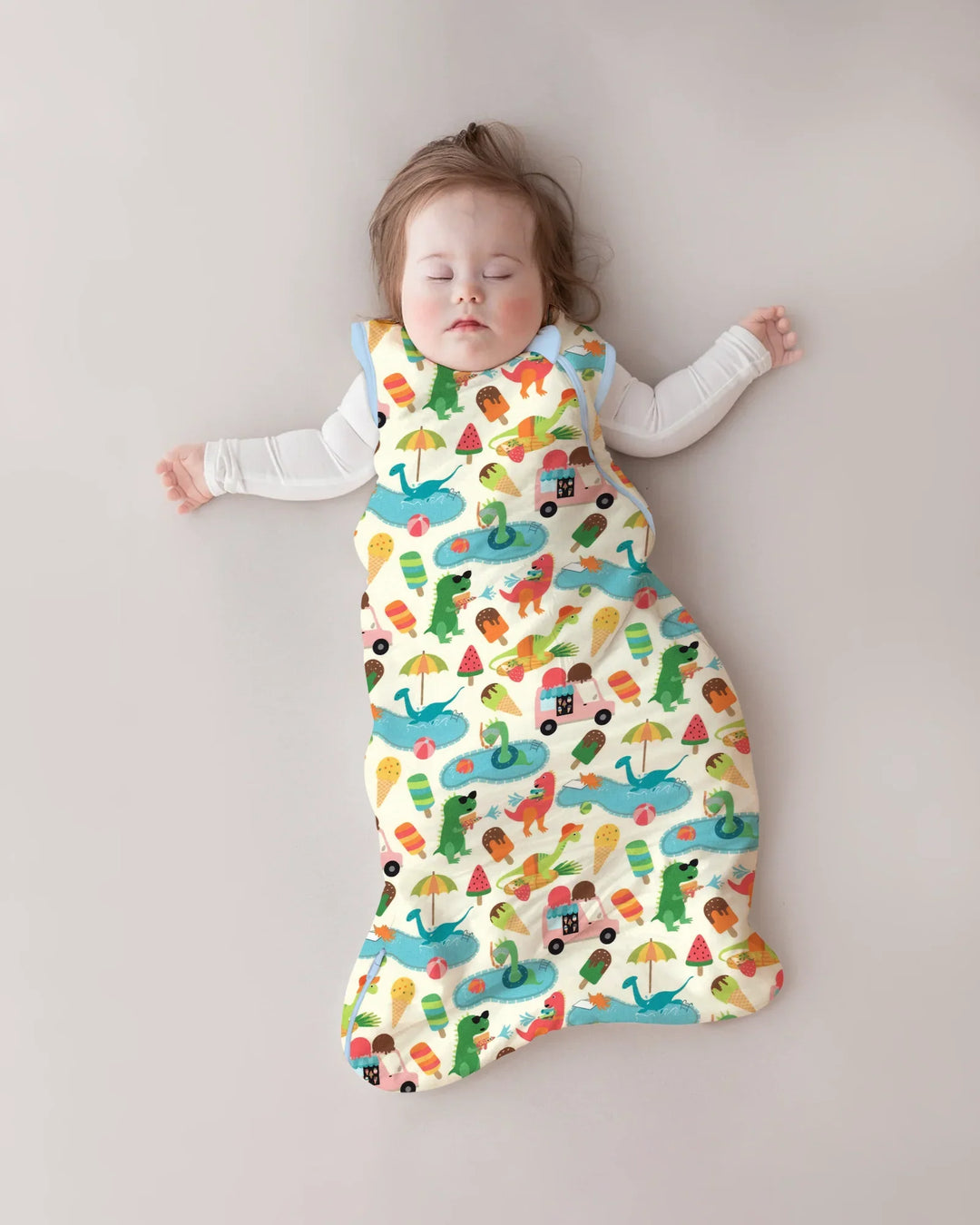 Dino Summer Splash Bamboo Sleep Bag