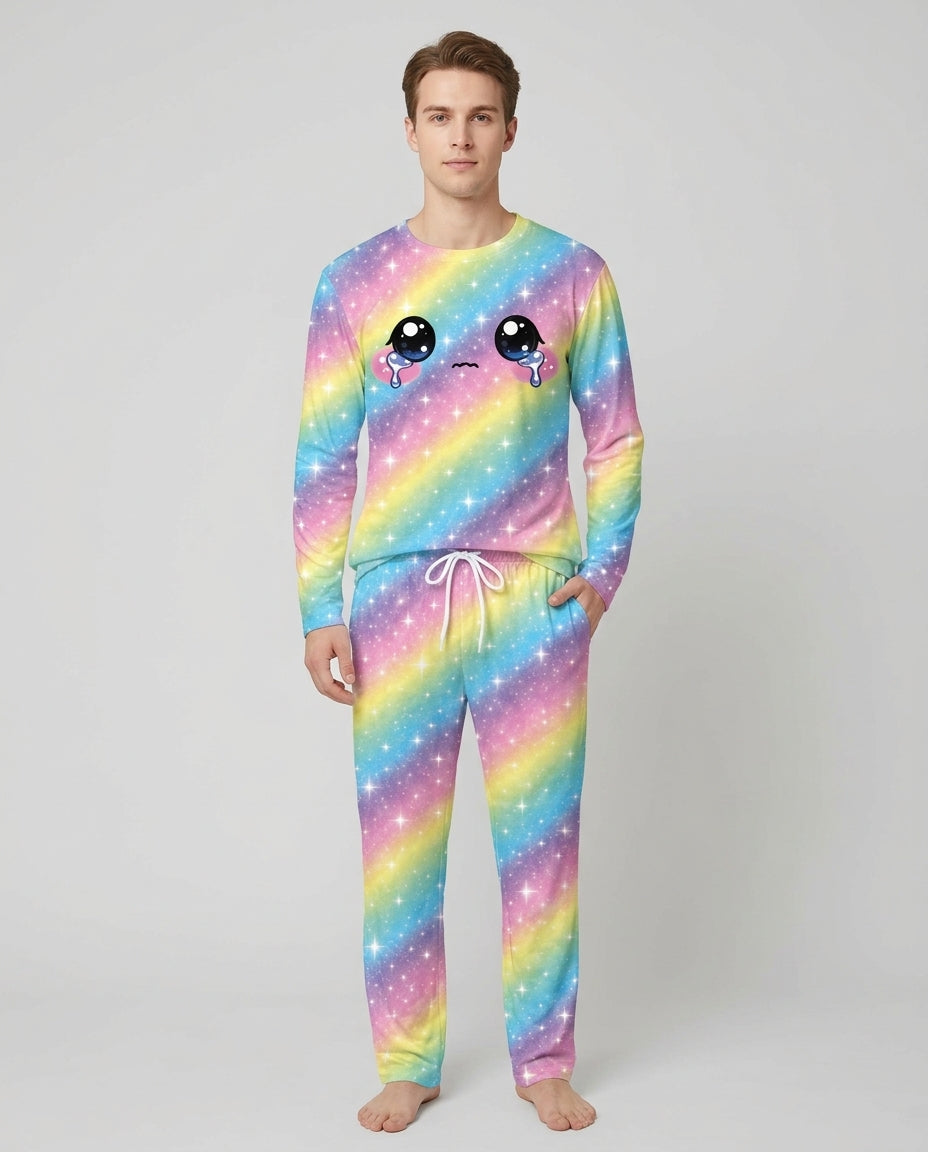 Matching Squishy Dumplings Costume Bamboo Men's Pajama Set