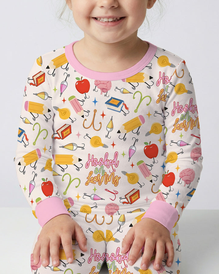 Template Bamboo Two Piece Long Sleeve Pyjamas Set
