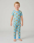 Hamsa Hand Bamboo Two Piece Short Sleeve Pajama Set
