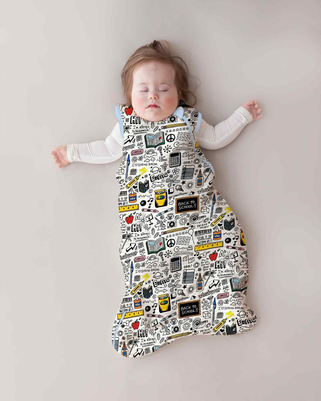 School Days Doodles Bamboo Sleep Bag