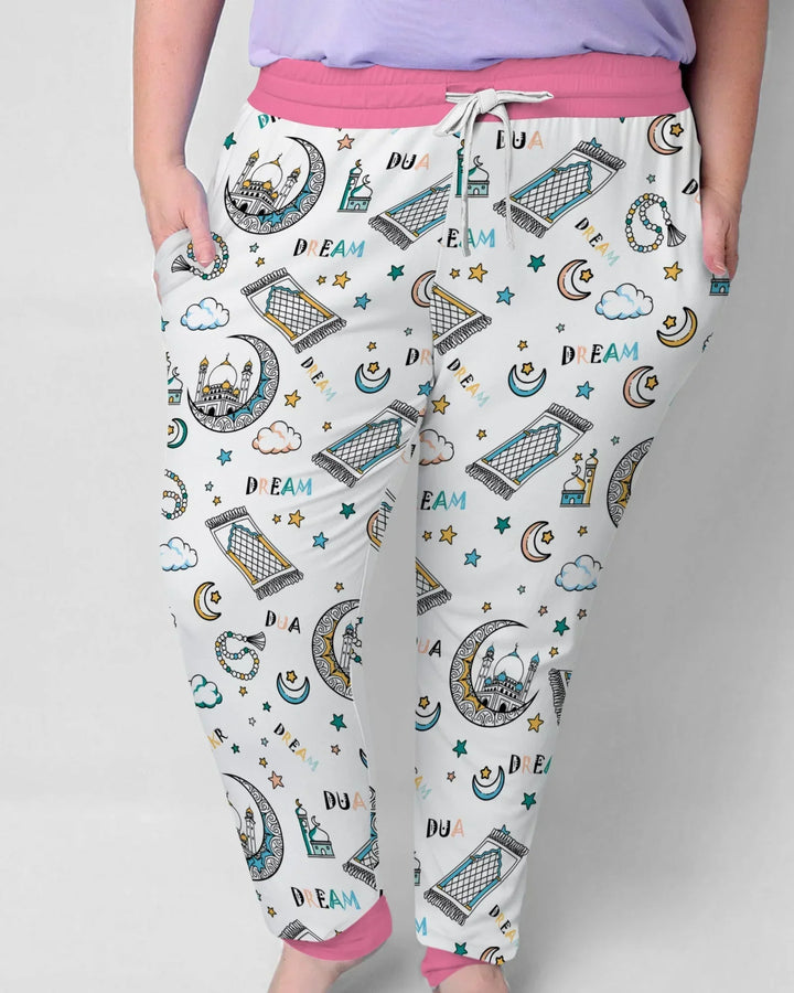 Dua, Dhikr, Dream Matching Family Bamboo Women Pajama Set