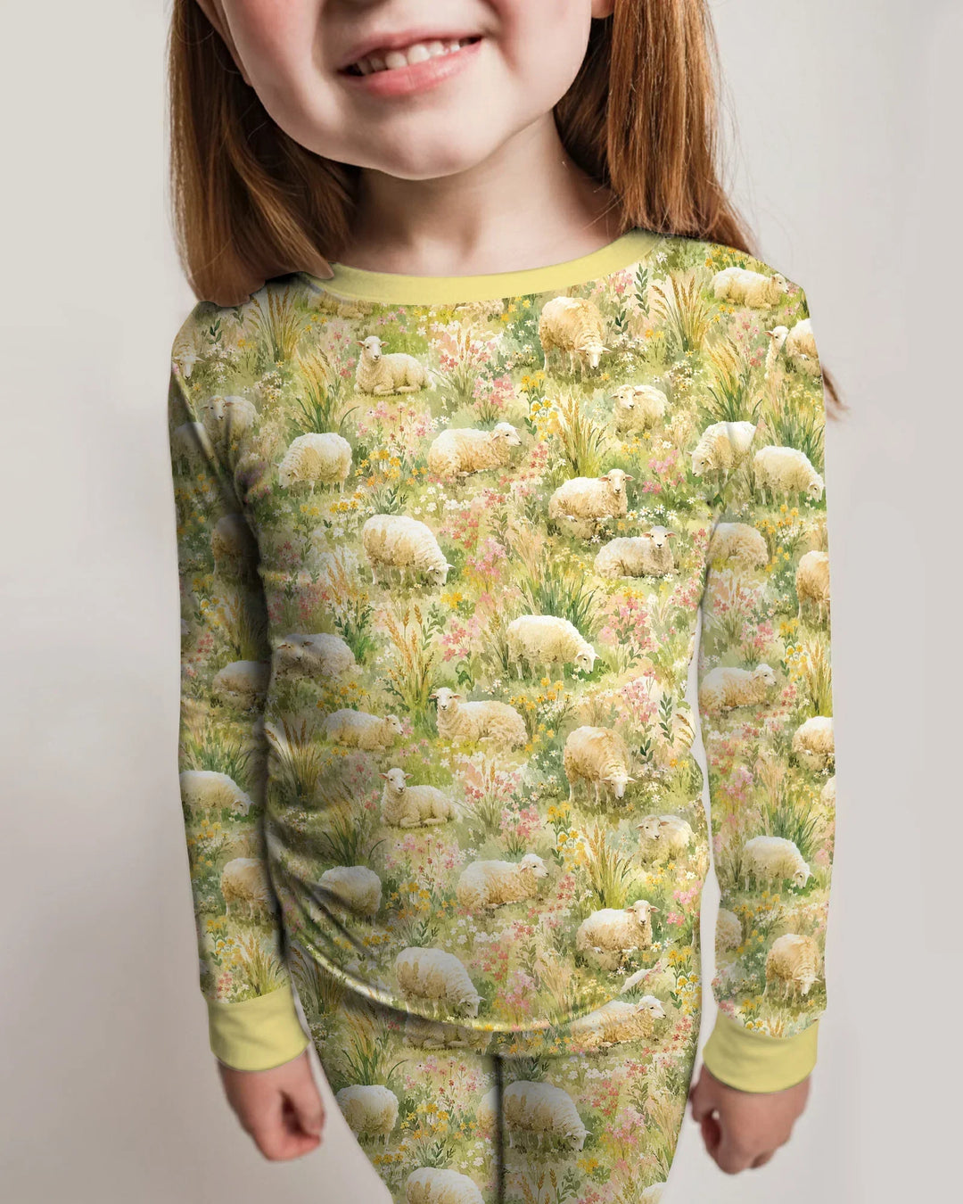 Template Bamboo Two Piece Long Sleeve Pyjamas Set