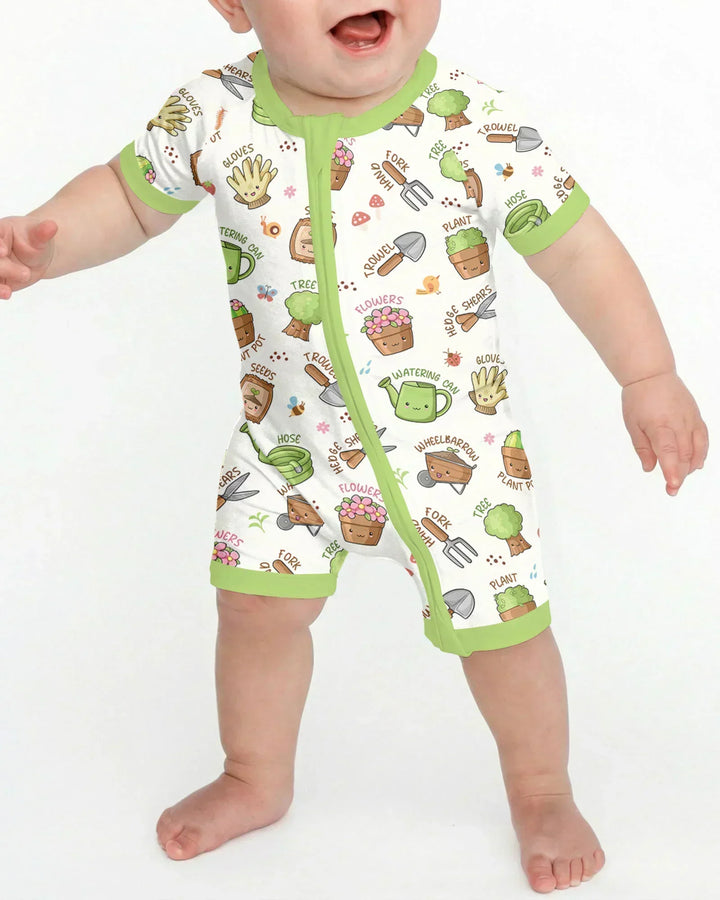 Kawaii Garden Crew Bamboo Shorty Zippy