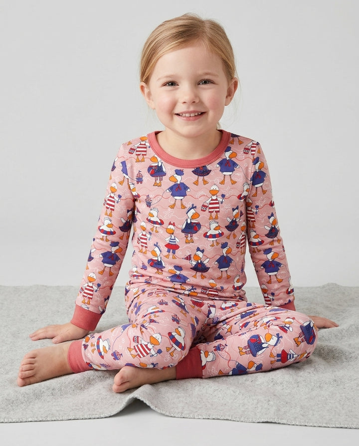 Freedom Floaties Family Matching Bamboo Two Piece Long Sleeve Pajama Set