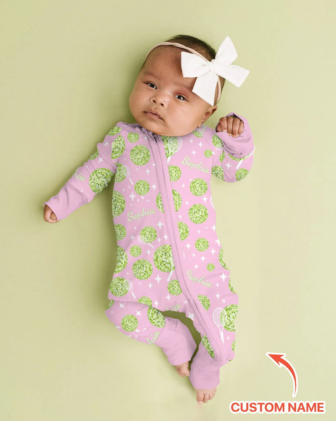 Tennis Disco Girl Party Matching Bamboo Convertible Zippy
