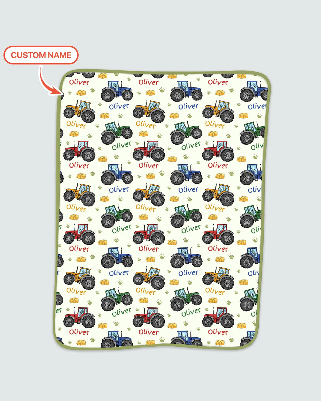 Custom Name A Little Dirt Never Hurt Bamboo Blanket