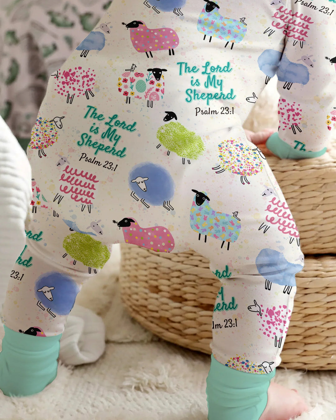 The Lord Is My Shepherd Psalm 23 Bamboo Convertible Zippy