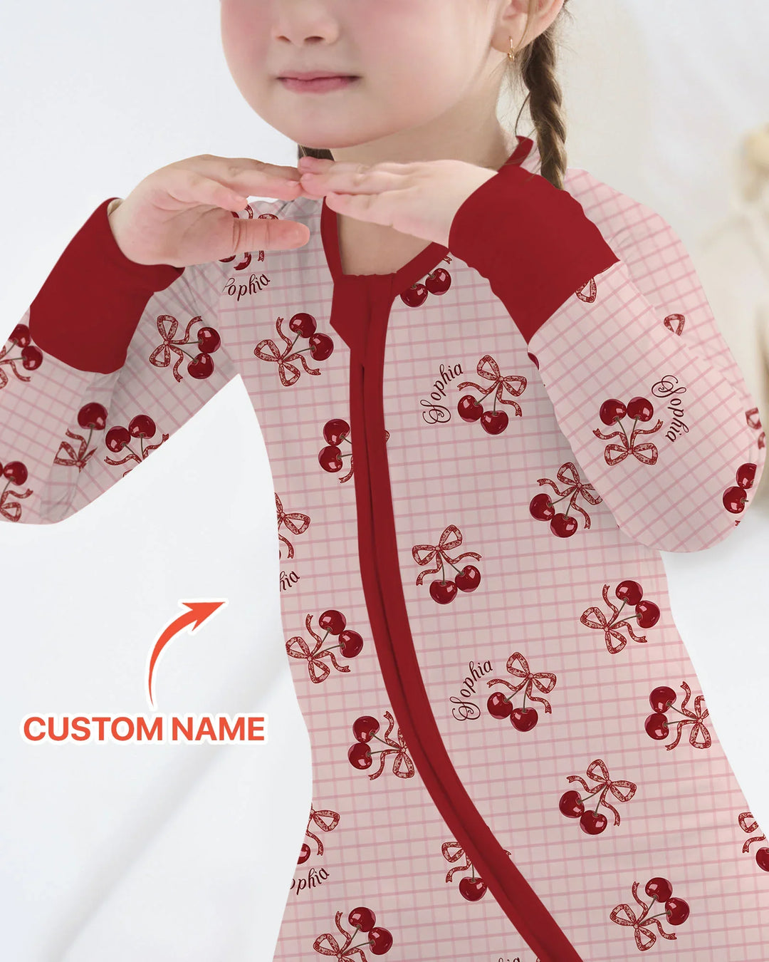 Cherry Mom and Me Bamboo Convertible Zippy