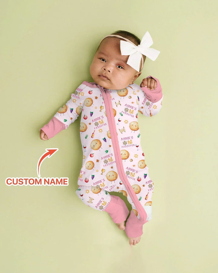 Custom Name 1st Passover Bamboo Convertible Zippy