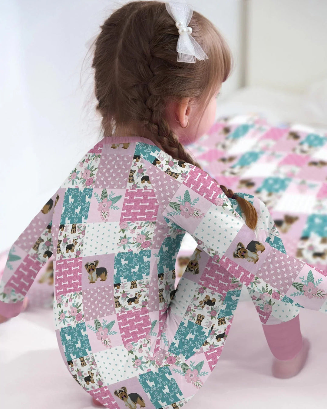 Floral Yorkie Grace Bamboo Convertible Zippy