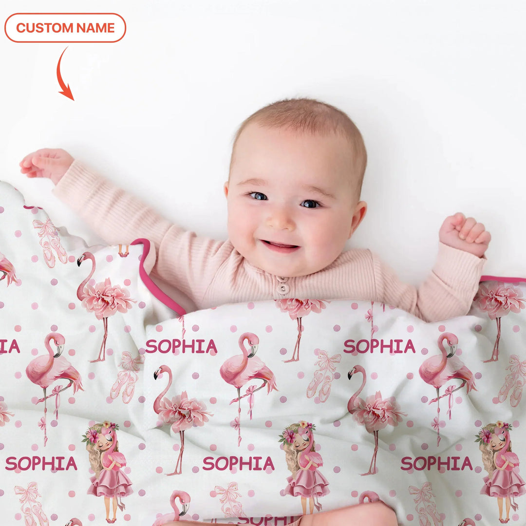 Little Ballerina Dreams Bamboo Blanket