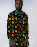 Peace Love Juneteenth Bamboo Men's Pajama Set