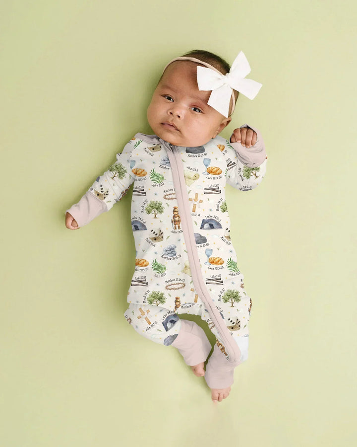 He Is Risen Family Matching Bamboo Convertible Zippy