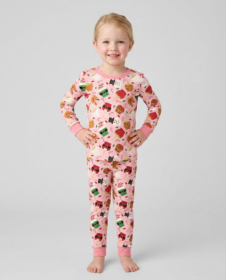 Template Bamboo Two Piece Long Sleeve Pyjamas Set