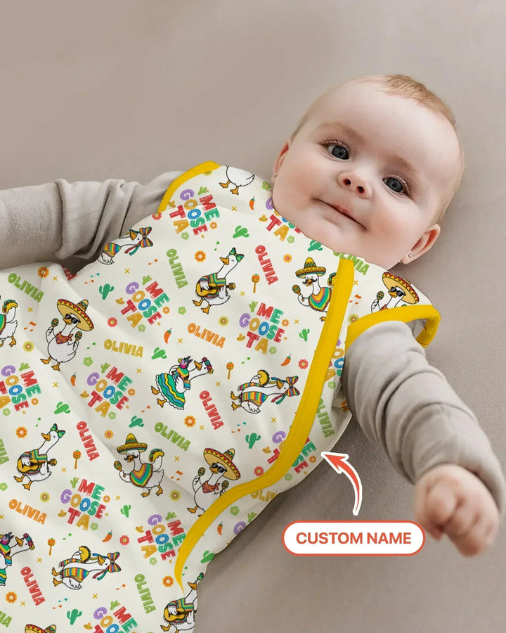 Custom name Me Goose-ta Bamboo Sleep Bag