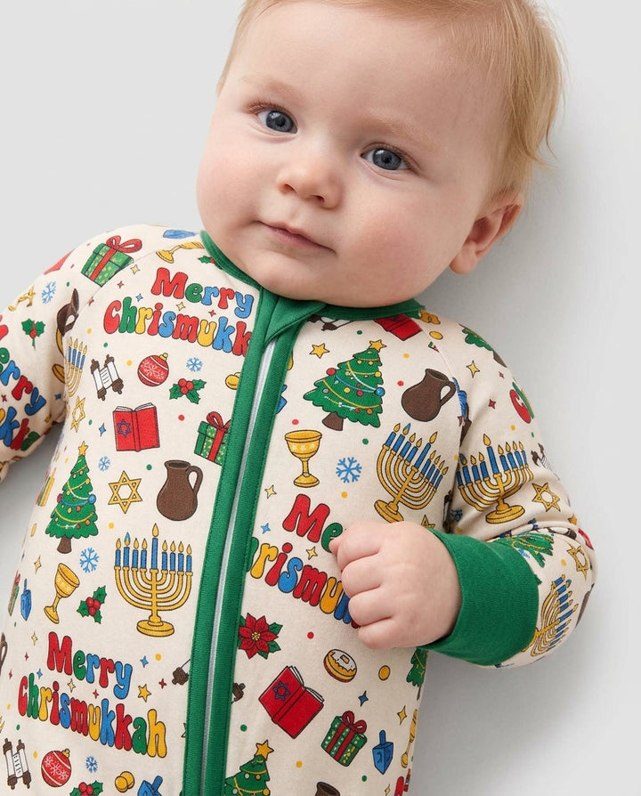 Merry Chrismukkah Bamboo Convertible Zippy