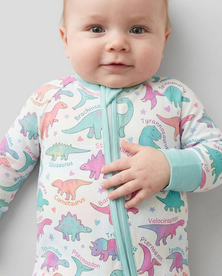 Pastel Dino Bamboo Convertible Zippy