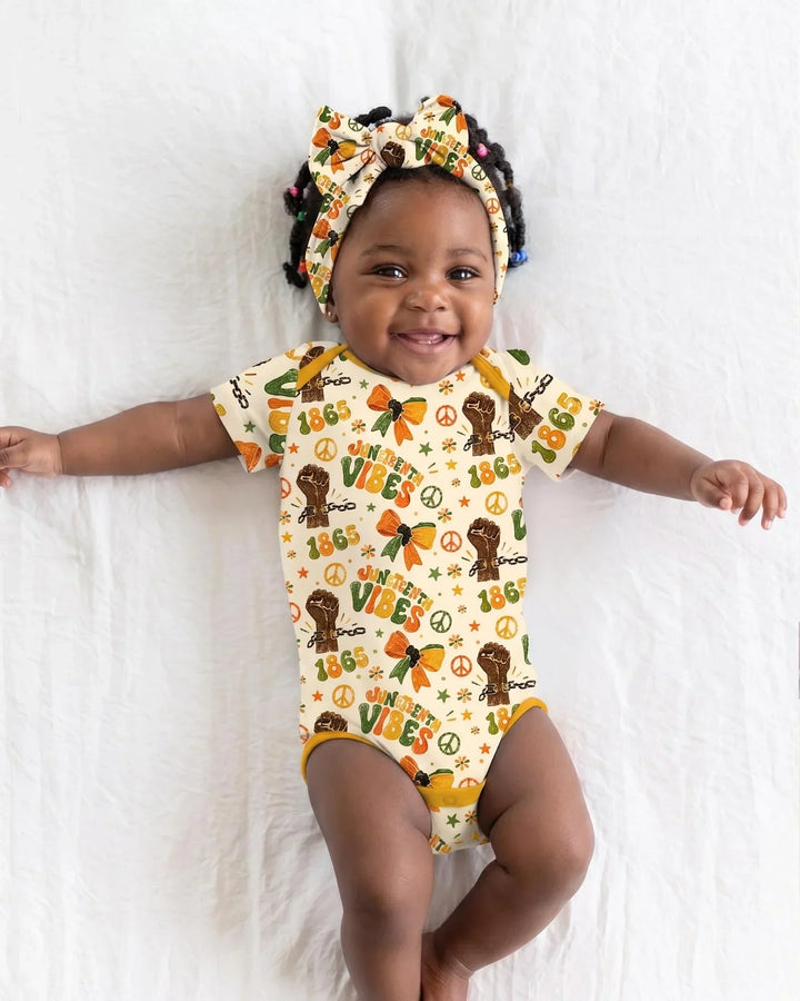 Juneteenth Vibes Vintage Bamboo Bodysuit