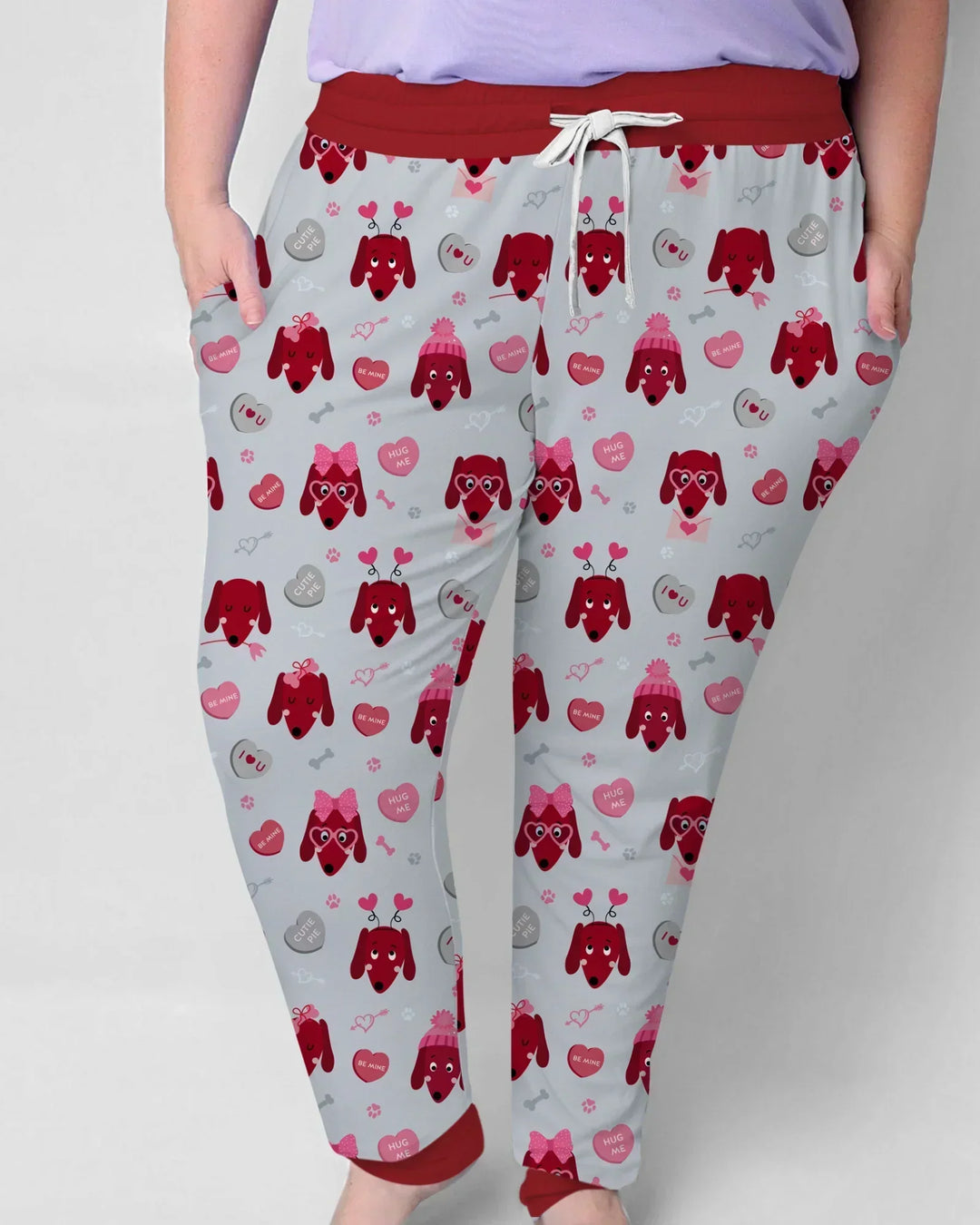 Dachshund Is My Valentine Bamboo Women Pajama Set