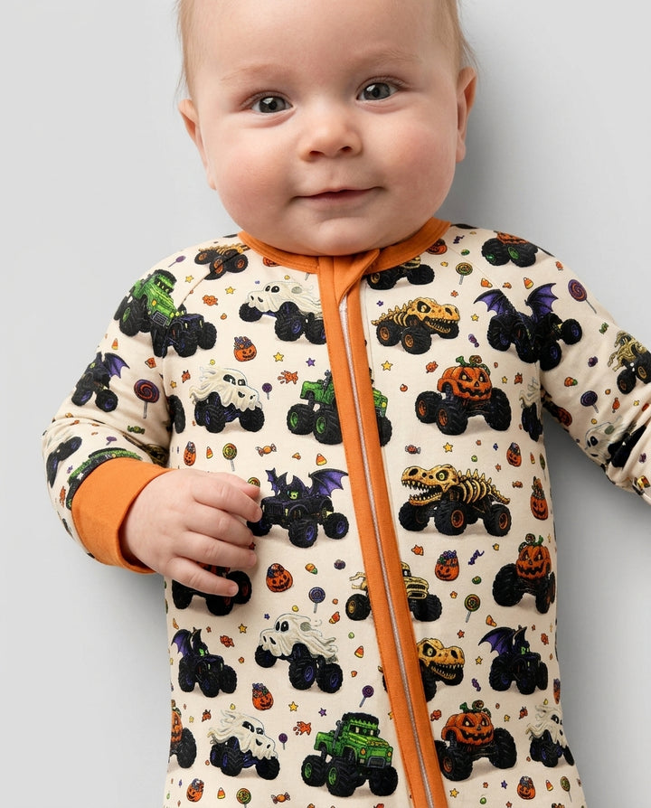 Spooky Monster Truck Bamboo Convertible Zippy