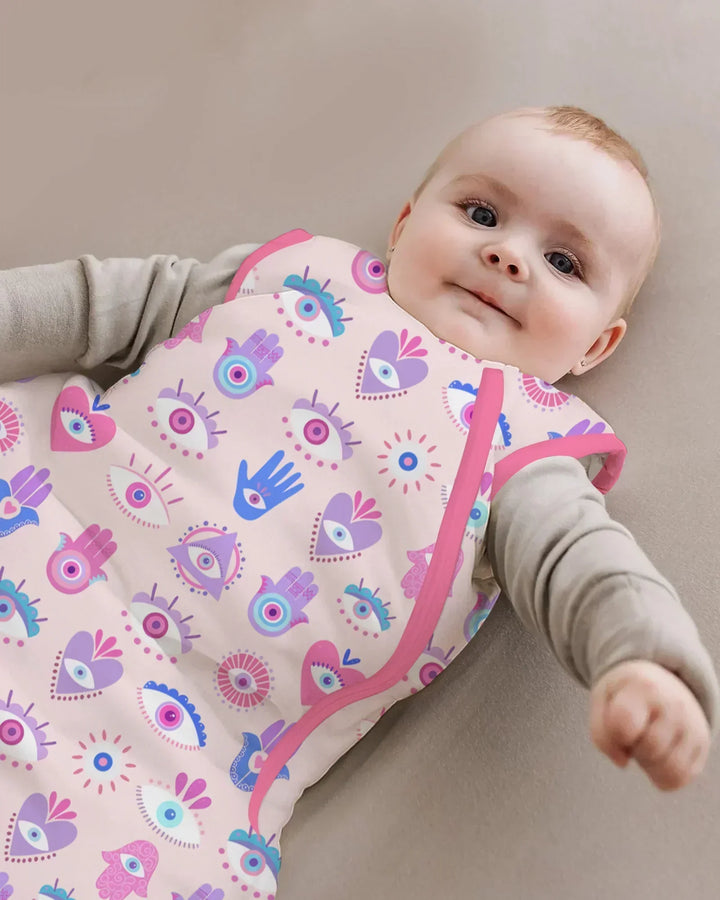 Hamsa Heart Guardians Family Matching Bamboo Sleep Bag