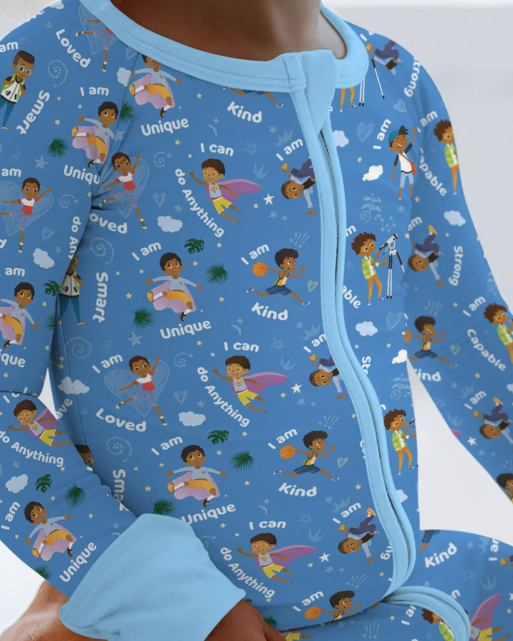 Black Boys I Am Smart Bamboo Convertible Zippy