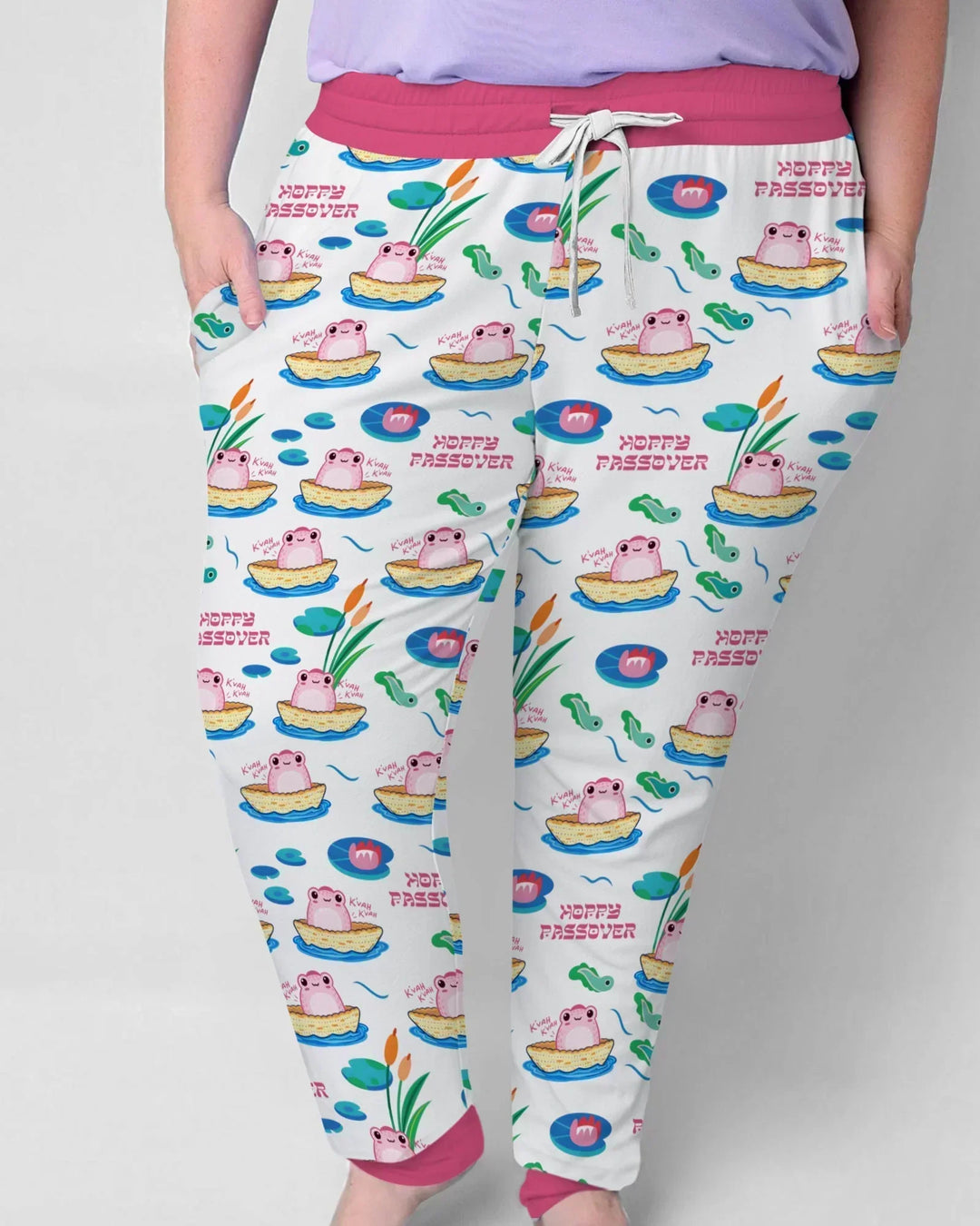 Hoppy Passover Family Matching Bamboo Women Pajama Set