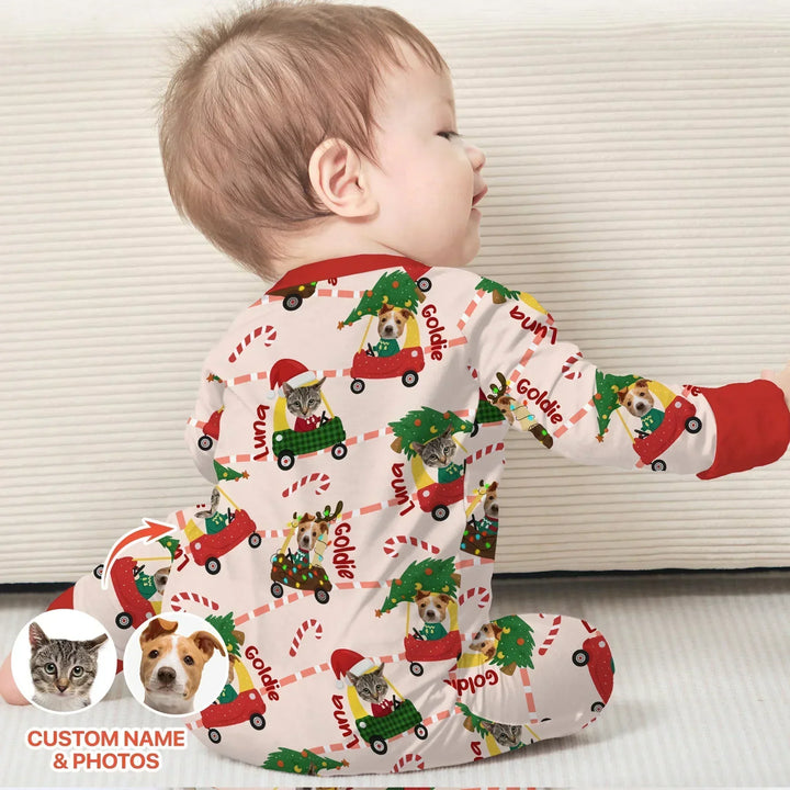 Custom Pet Photo Christmas Tikes Car Bamboo Convertible Zippy