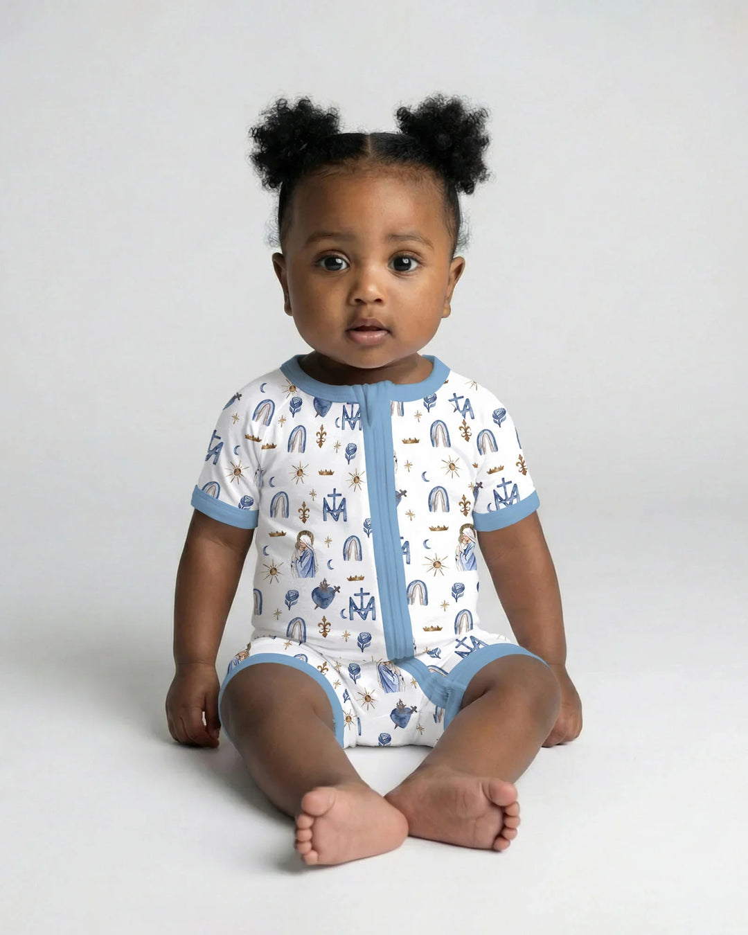 Little Ave Maria Bamboo Shorty Zippy