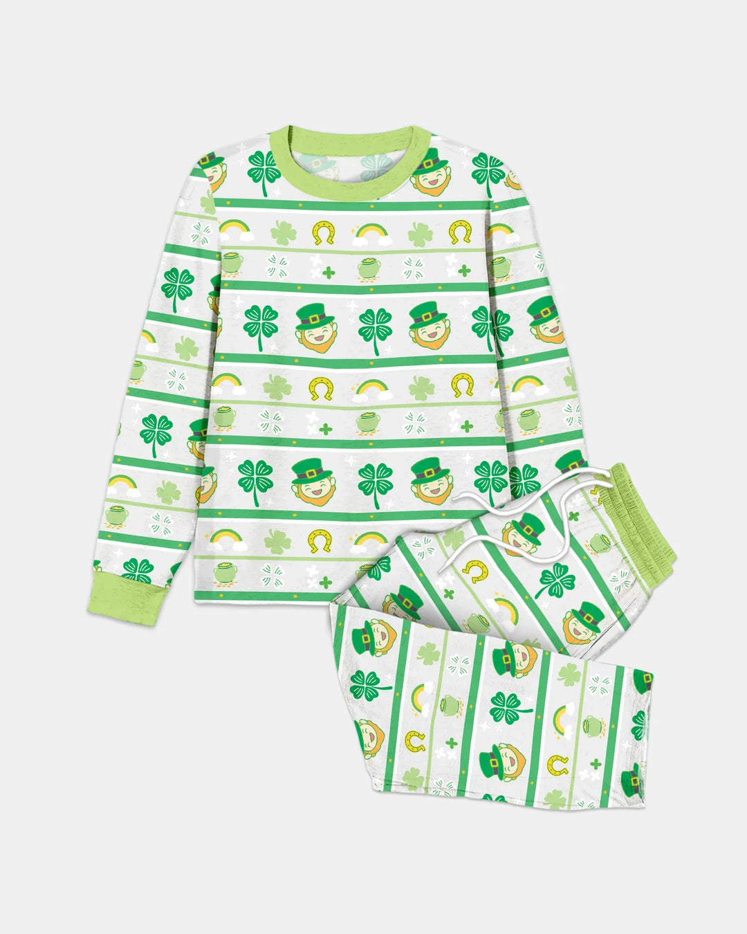 Happy Saint Patrick's Day Bamboo Men's Pajama Set