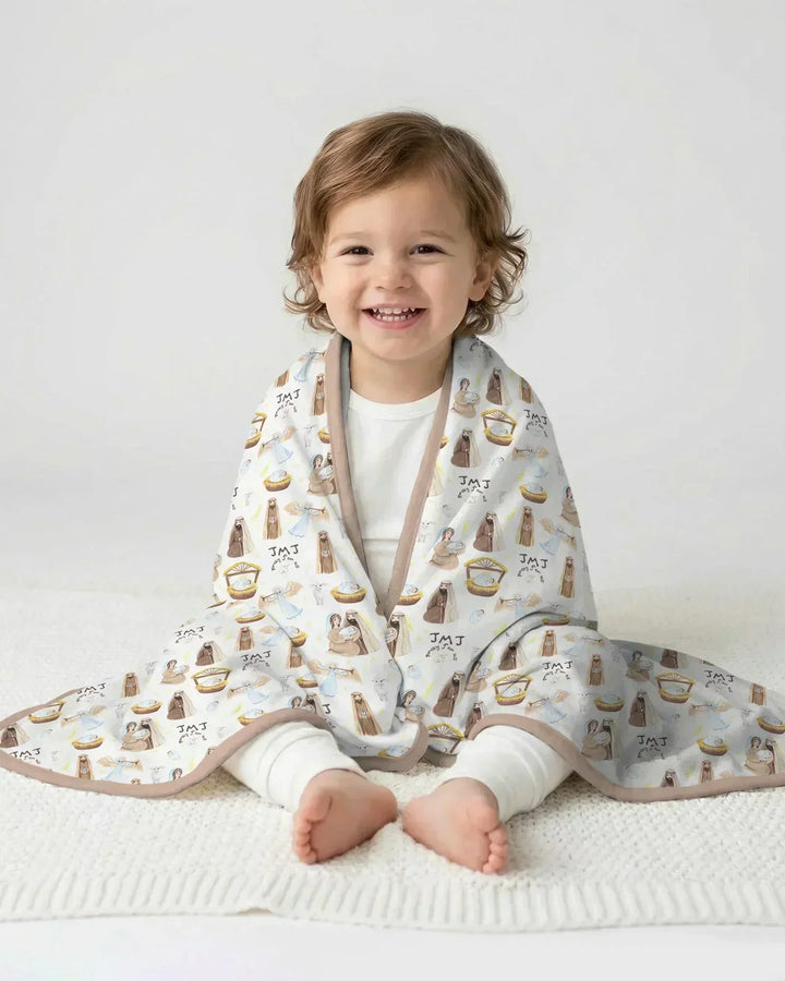 Holy Family Bamboo Blanket