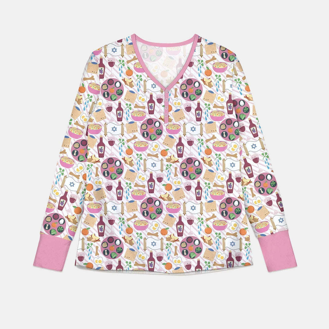 Passover Meal Bamboo Women Pajama Set