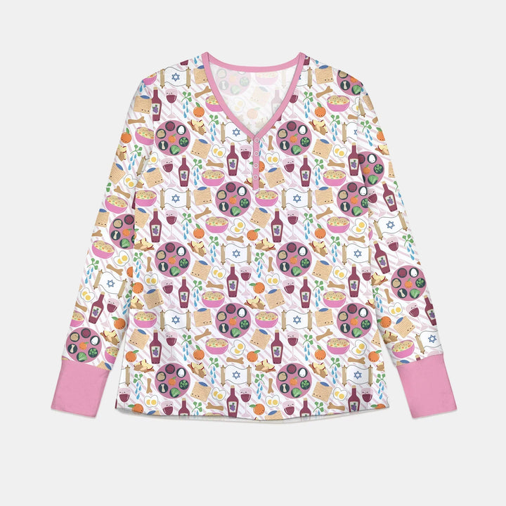Passover Meal Bamboo Women Pajama Set