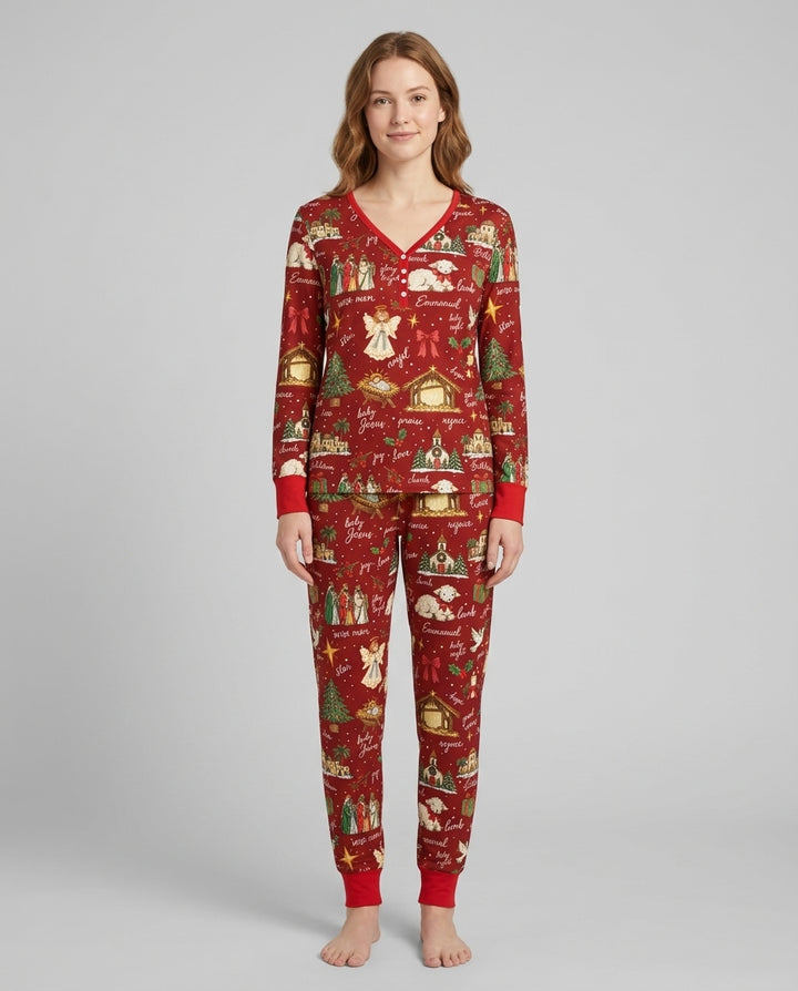 Tis The Season Family Matching Bamboo Women Pajama Set