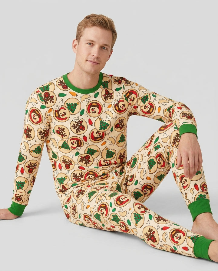 Christmas Sugar Cookie Bamboo Men's Pajama Set