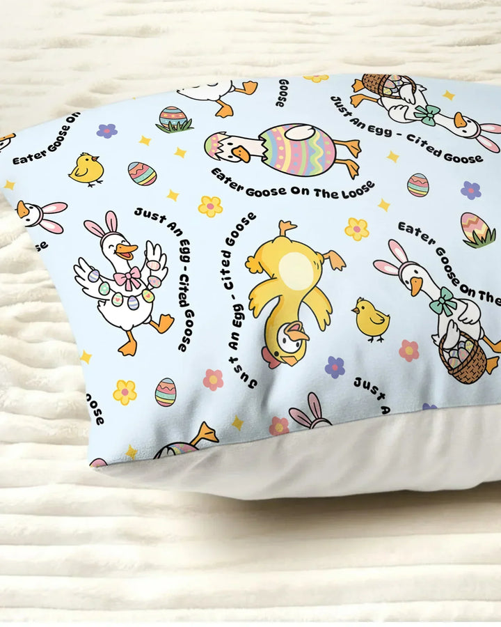 Easter Goose Family Matching Bamboo Pillow Case