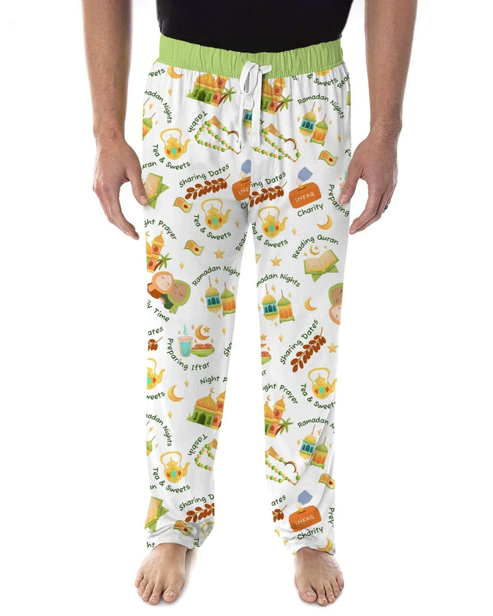 Ramadan Mubarak Matching Family Bamboo Men's Pajama Set