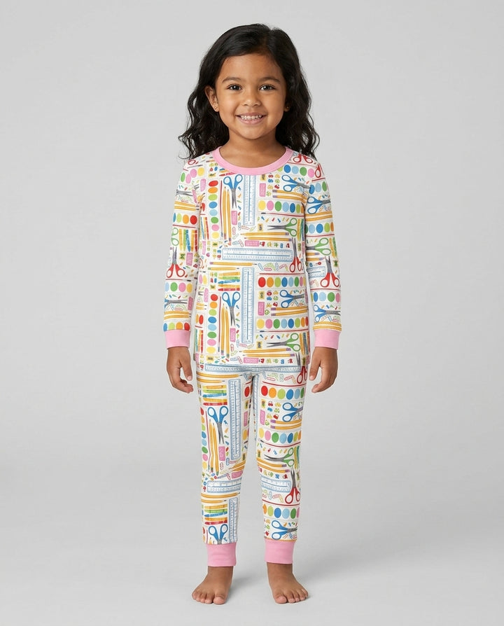 Craft Corner Bamboo Two Piece Long Sleeve Pajama Set