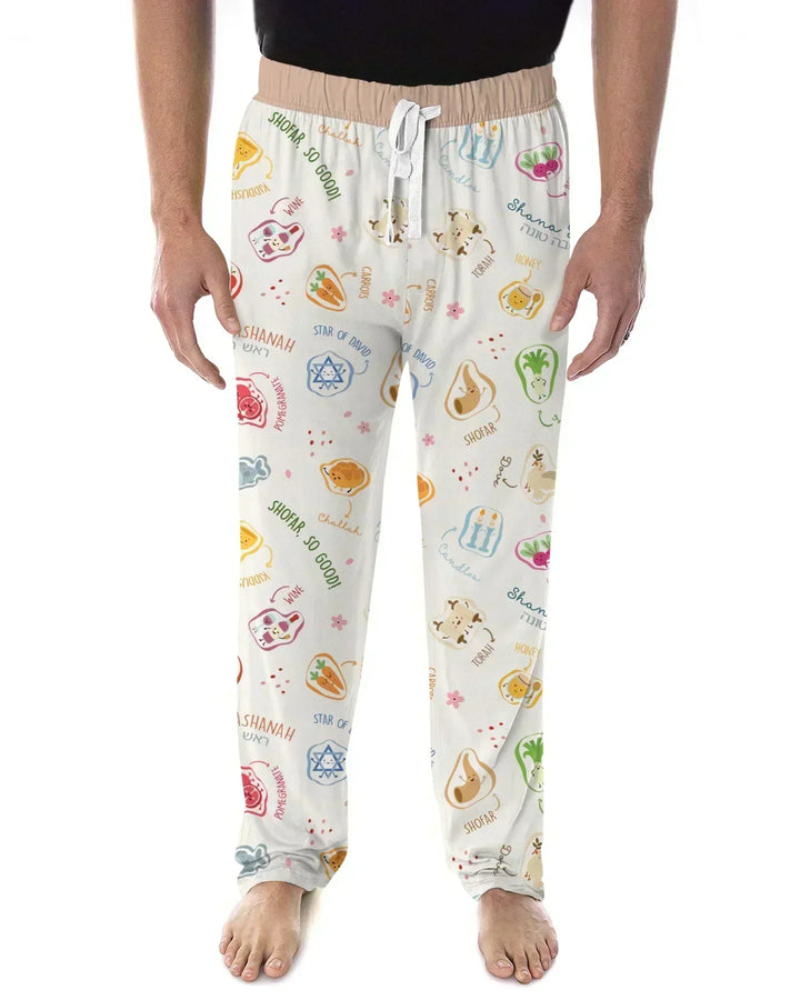 Happy Rosh Hashanah Bamboo Men's Pajama Set