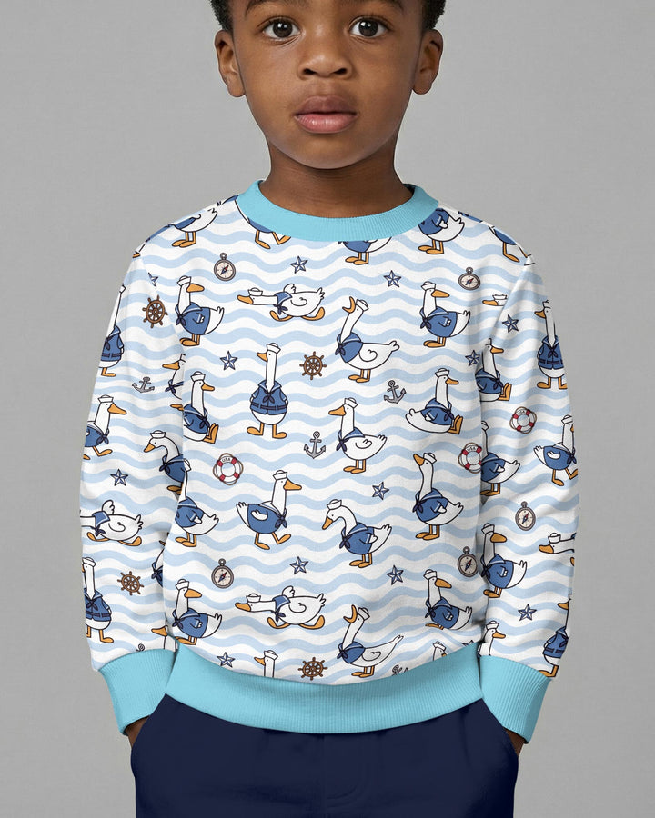 Silly Goose Sailor Bamboo Crewneck Sweatshirt