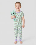 Little Alien Explorer Bamboo Two Piece Short Sleeve Pajama Set