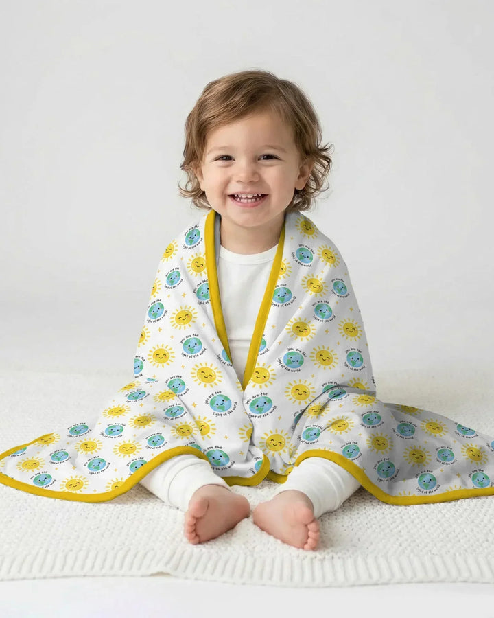 Matthew 5:14 Light of the World Bamboo Blanket