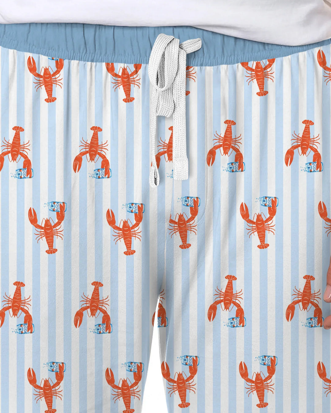 Crawfish Beer Season Bamboo Men's Pajama Set