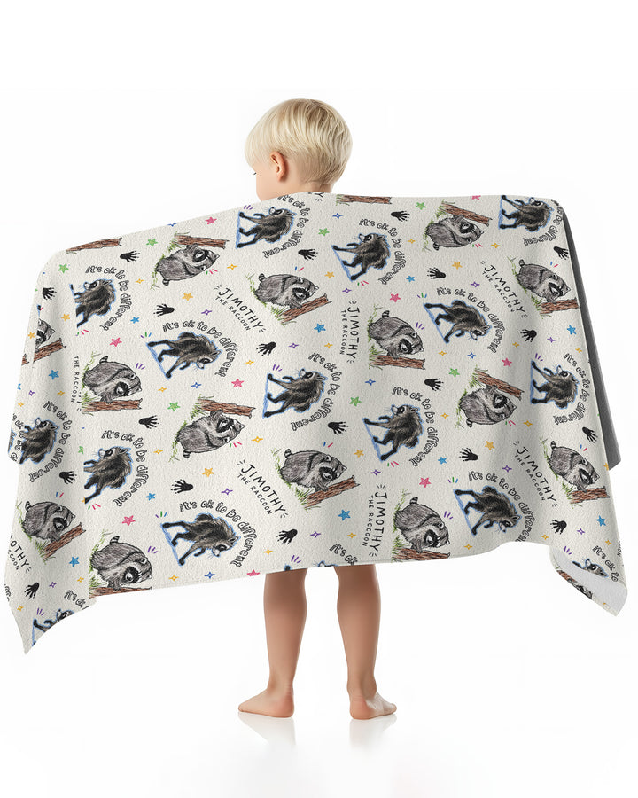 It's Okay to be Jimothy Bamboo Beach Towel