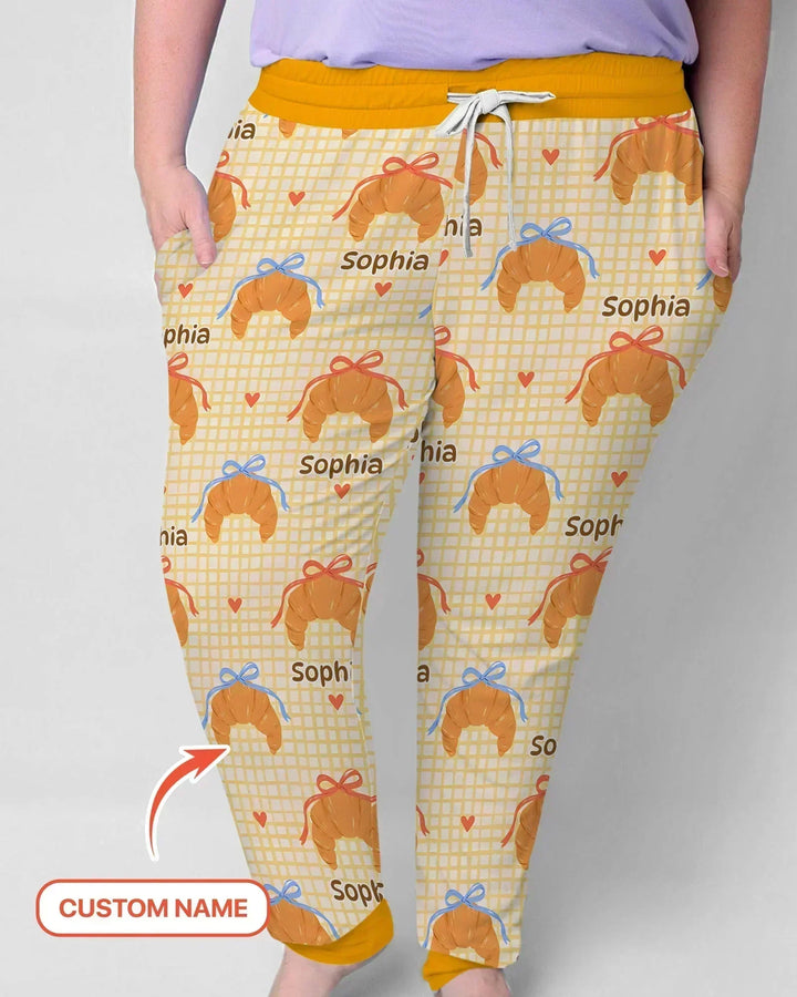 Breakfast Love Family Matching Bamboo Women Pajama Set