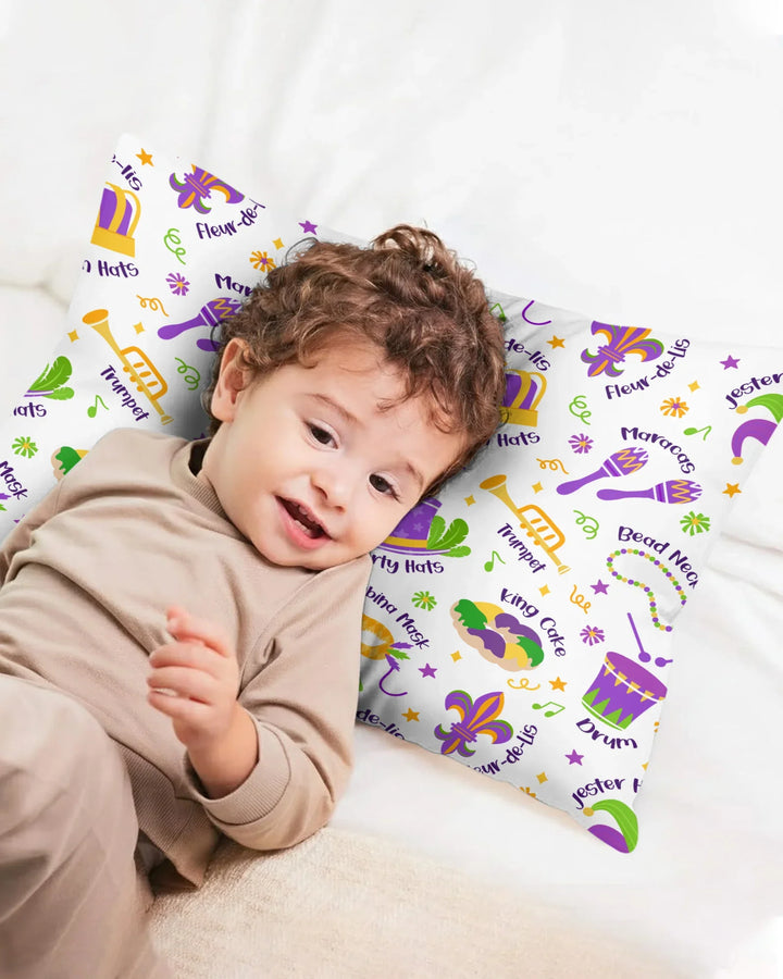 Mardi Gras Family Matching Bamboo Pillow Case